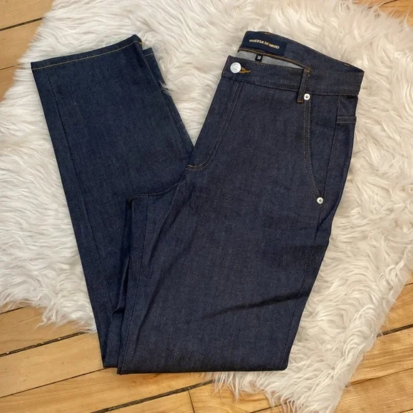 Vanessa Seward Victoire Dark Wash Jeans, Size 38/6 - Picture 13 of 17